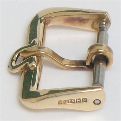 omega solid gold watch buckle